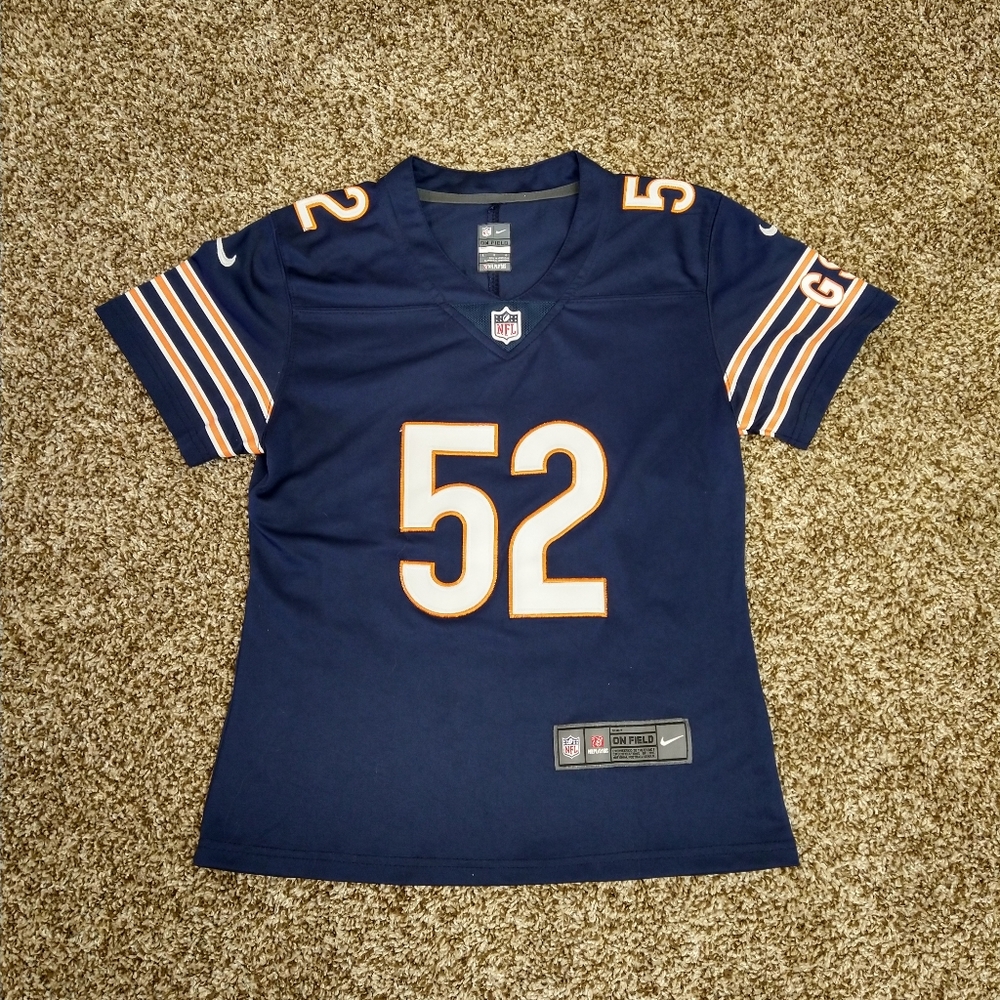 NFL Chicago Bears Nike On Field #52 Khalil Mack Jersey Women's Size Large